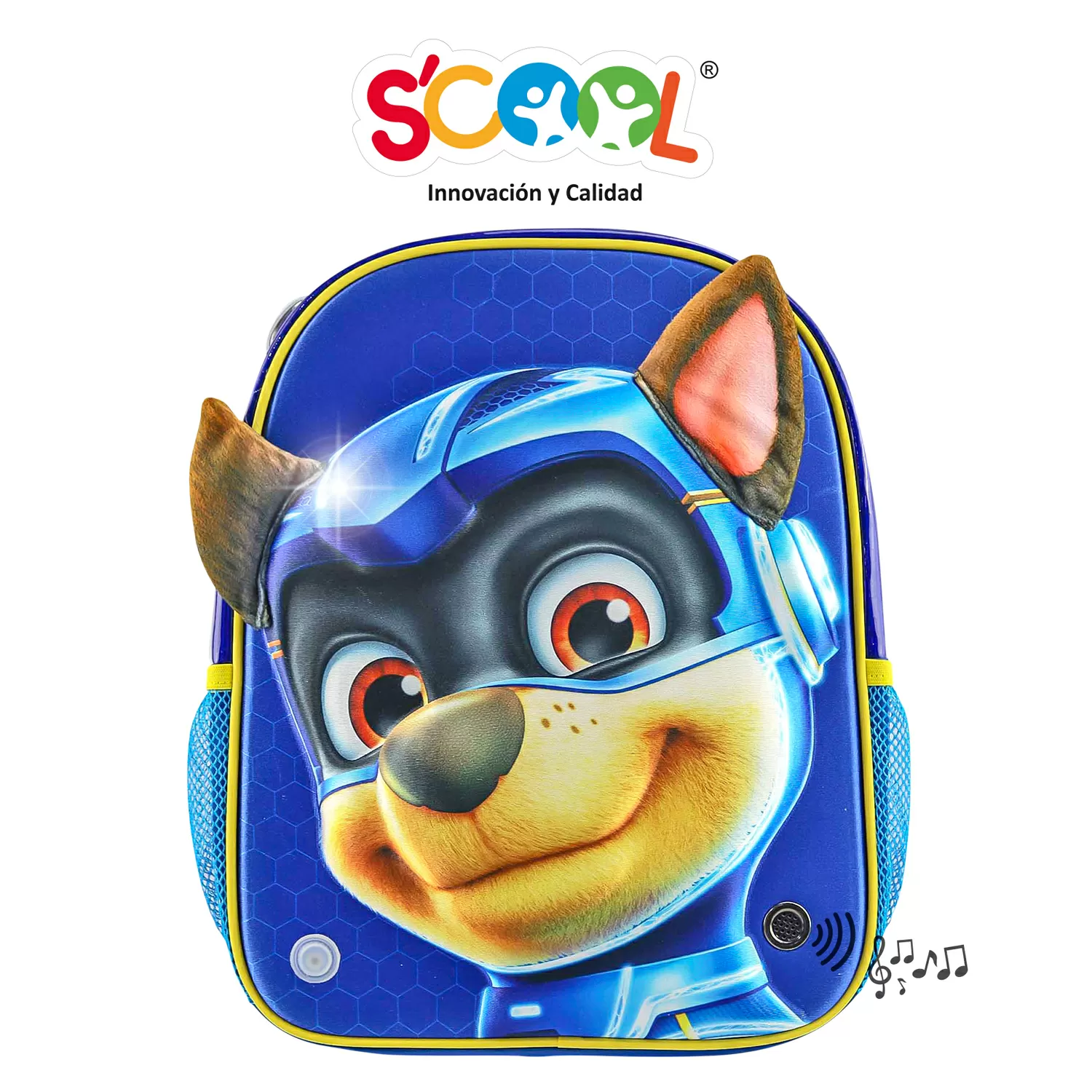 Mochila Paw Patrol Original en 3D para niños Azul SCOOL