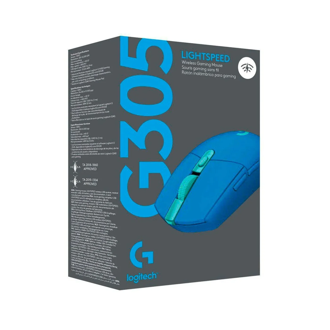 Mouse Gamer Logitech G305 Lightspeed Wireless Blue - Imagen 1