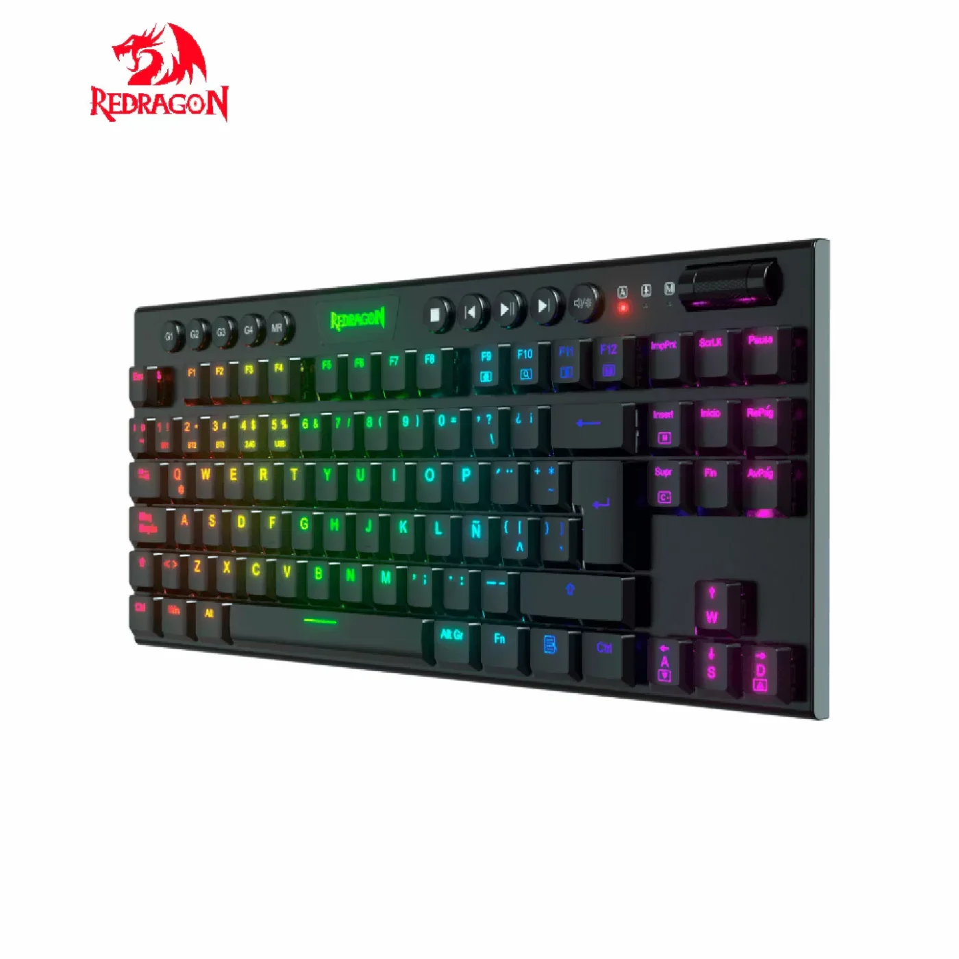 Teclado Mecánico Redragon HORUS TKL K622-RGB-SP BLACK Cableado - Imagen 3