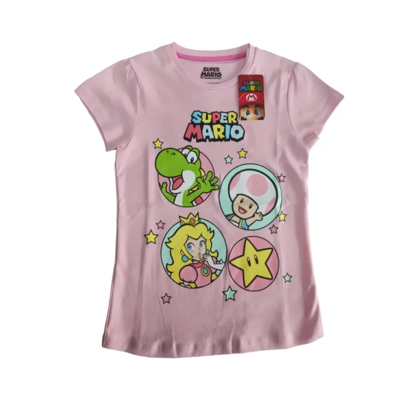 Super Mario Polo manga corta para Niñas
