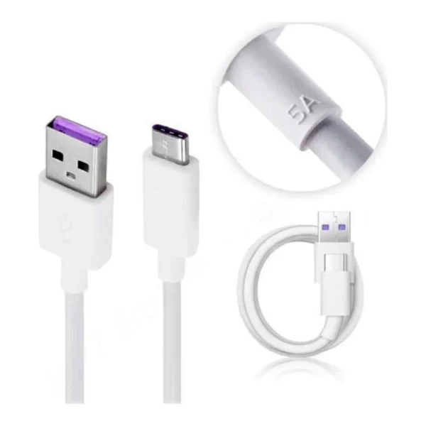Cable USB a Tipo-C 3.1 Huawei AP71 Super Charge - Blanco