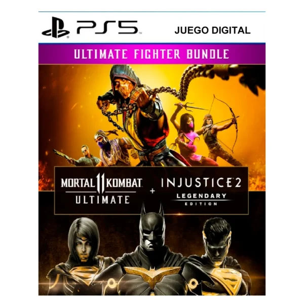 Mortal Kombat 11 Ultimate + Injustice 2 Legendary Edition Bundle – PlayStation 5