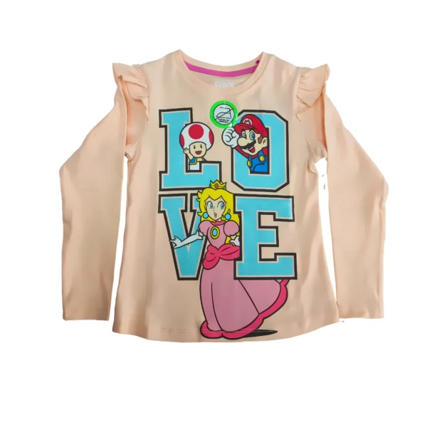 Polo Super Mario | Love | manga larga Kids
