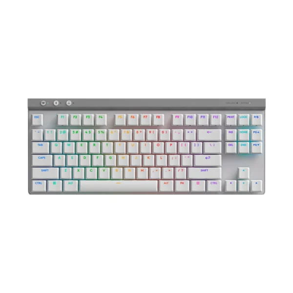 Teclado Logitech G515 Tkl Lightspeed Gamer | BT Lightsync Rgb White | 920-012535