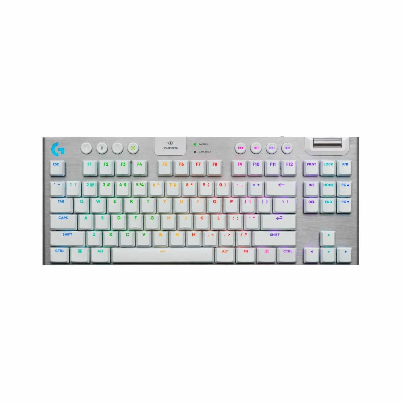 Teclado Gamer Logitech G915 X Tkl Lightspeed Bt Lightsync Rgb Mechanical White | 920-012732 - Imagen 1