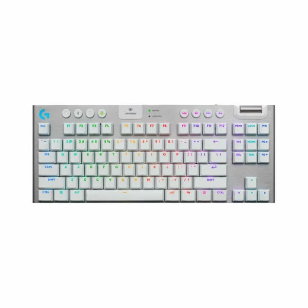 Teclado Gamer Logitech G915 X Tkl Lightspeed Bt Lightsync Rgb Mechanical White | 920-012732