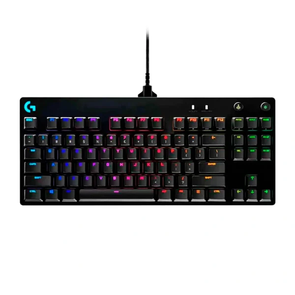 Teclado Logitech Pro Keyboard Rgb Usb Black | 920-009388