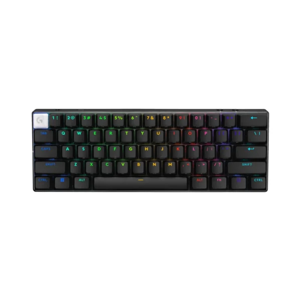 Teclado Logitech Pro X 60 Lightspeed BT | Óptico | 65 Hrs | Rgb Black | 920-011902