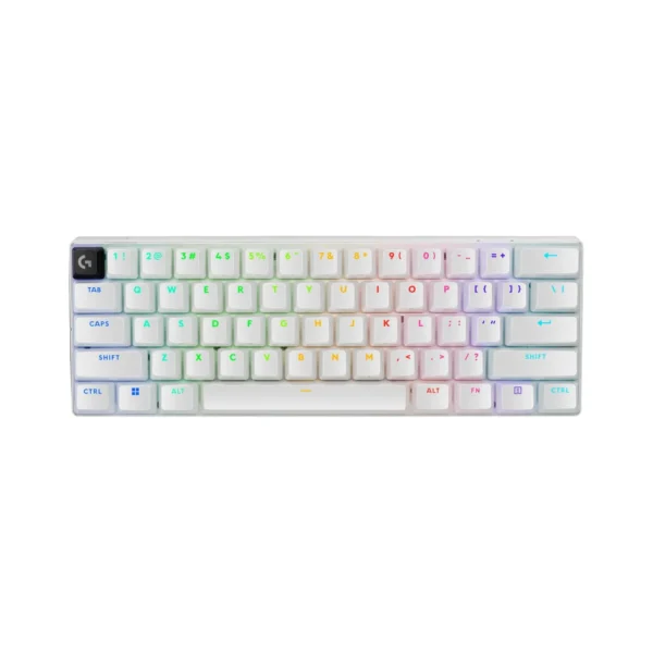 Teclado Logitech Pro X 60 Lightspeed BT | Óptico | 65 Hrs | Rgb Blanco | 920-011921