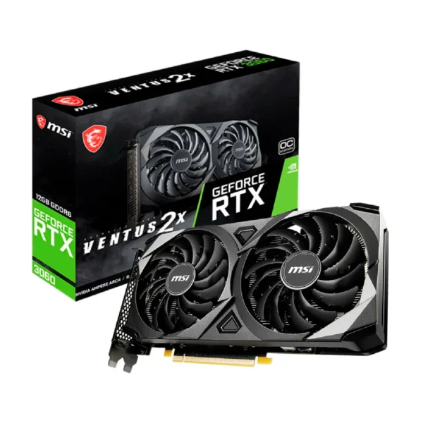 Tarjeta de video MSI GeForce RTX 3060 VENTUS 2X 12G OC, 12GB GDDR6, PCI-Express Gen 4.0