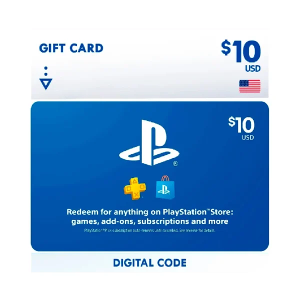 Tarjetas PlayStation PSN Card $10 USA