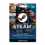 Steam Wallet Code 30USD – USA - Codigo Digital