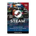 Steam Wallet Code 50USD – USA - Codigo Digital
